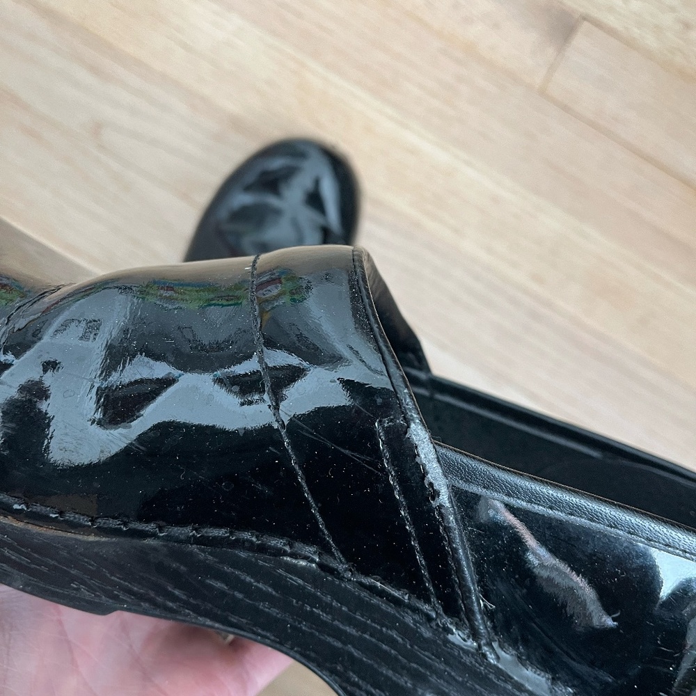 dansko patent leather